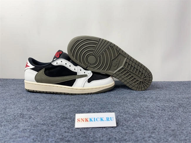 Travis Scott x Air Jordan 1 Low OG Olive DZ4137- Youthful 3566